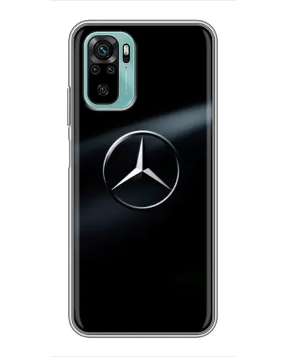 Чехол для Xiaomi Redmi Note 10 с картинкой «Mercedes на металле» Чехол для Xiaomi Redmi Note 10 с картинкой «Mercedes на металле»