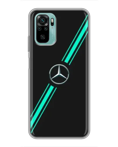 Чехол для Xiaomi Redmi Note 10 с картинкой «Спортивные линии Mercedes» Чехол для Xiaomi Redmi Note 10 с картинкой «Спортивные линии Mercedes»