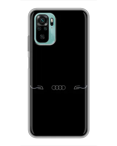 Чохол для Xiaomi Redmi Note 10 з картинкою «Audi — світловий підпис»