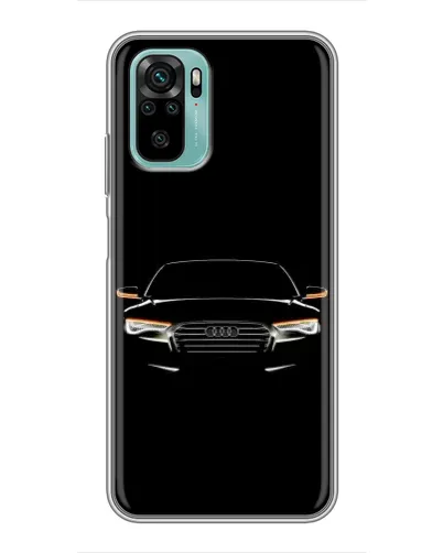 Чохол для Xiaomi Redmi Note 10 з картинкою «Audi — нічний контур»