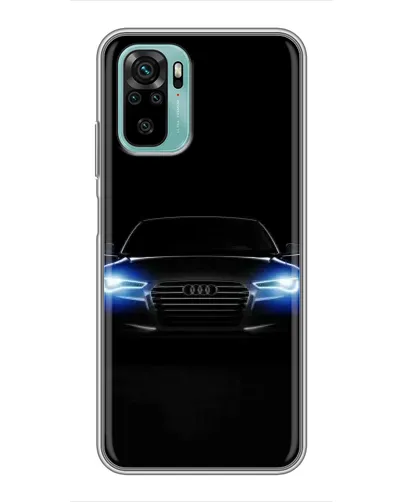Чохол для Xiaomi Redmi Note 10 з картинкою «Audi в неоні»