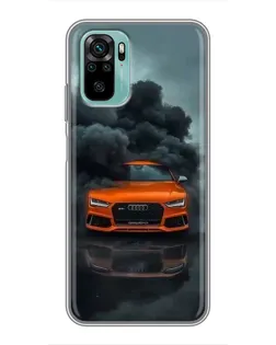 Чохол для Xiaomi Redmi Note 10 з картинкою «Audi у хмарах диму» Чохол для Xiaomi Redmi Note 10 з картинкою «Audi у хмарах диму»