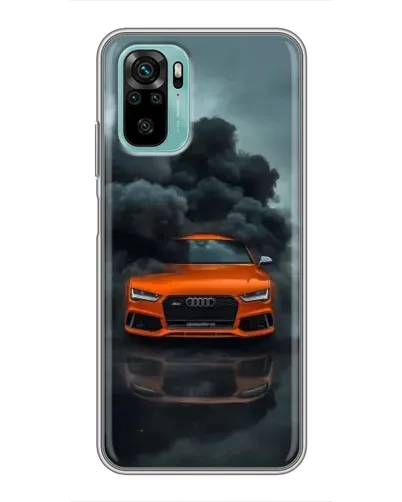 Чохол для Xiaomi Redmi Note 10 з картинкою «Audi у хмарах диму»