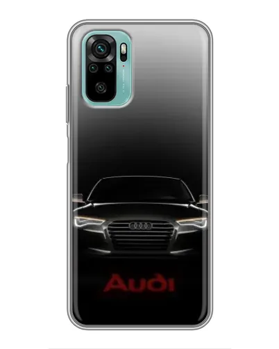Чохол для Xiaomi Redmi Note 10 з картинкою «Audi — градієнтний контур»