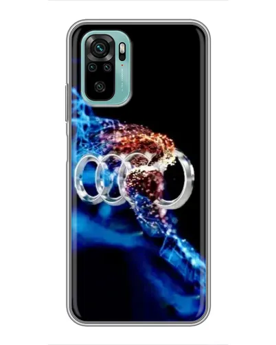 Чохол для Xiaomi Redmi Note 10 з картинкою «Енергія лого Audi»