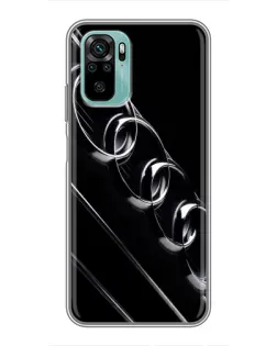 Чохол для Xiaomi Redmi Note 10 з картинкою «Audi — абстрактні кільця» Чохол для Xiaomi Redmi Note 10 з картинкою «Audi — абстрактні кільця»