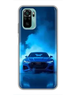 Чохол для Xiaomi Redmi Note 10 з картинкою «Audi — блакитна енергія» Чохол для Xiaomi Redmi Note 10 з картинкою «Audi — блакитна енергія»