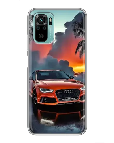 Чохол для Xiaomi Redmi Note 10 з картинкою «Audi — захід сонця»