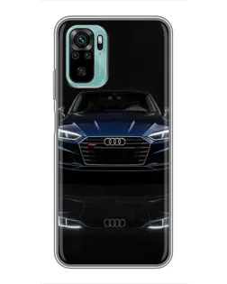 Чохол для Xiaomi Redmi Note 10 з картинкою «Audi — нічне відображення» Чохол для Xiaomi Redmi Note 10 з картинкою «Audi — нічне відображення»