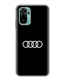 Чохол для Xiaomi Redmi Note 10 з картинкою «Audi White Logo» Чохол для Xiaomi Redmi Note 10 з картинкою «Audi White Logo»