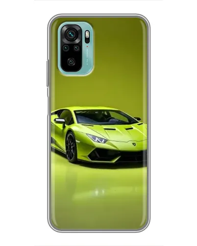Чехол для Xiaomi Redmi Note 10 с картинкой «Салатовый Lamborghini Huracan» Чехол для Xiaomi Redmi Note 10 с картинкой «Салатовый Lamborghini Huracan»
