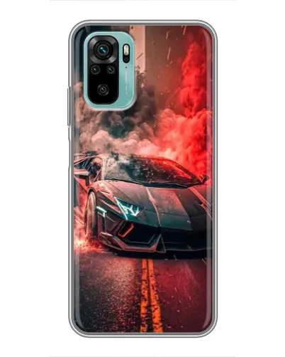 Чехол для Xiaomi Redmi Note 10 с картинкой «Lamborghini красный дым» Чехол для Xiaomi Redmi Note 10 с картинкой «Lamborghini красный дым»