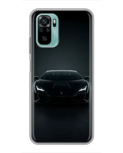 Чехол для Xiaomi Redmi Note 10 с картинкой «Черный Lamborghini Aventador» Чехол для Xiaomi Redmi Note 10 с картинкой «Черный Lamborghini Aventador»