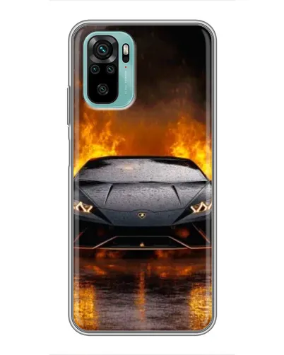 Чехол для Xiaomi Redmi Note 10 с картинкой «Lamborghini в огне» Чехол для Xiaomi Redmi Note 10 с картинкой «Lamborghini в огне»