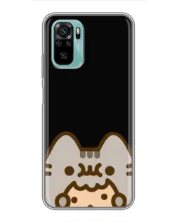 Чехол для Xiaomi Redmi Note 10 с картинкой «Пушин на черном» Чехол для Xiaomi Redmi Note 10 с картинкой «Пушин на черном»