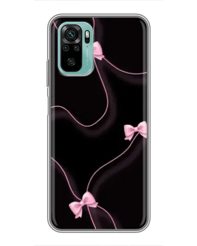 Чохол для Xiaomi Redmi Note 10 з картинкою «Рожеві стрічки»
