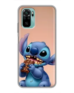 Чехол для Xiaomi Redmi Note 10 с картинкой «Стич ест шоколад» Чехол для Xiaomi Redmi Note 10 с картинкой «Стич ест шоколад»