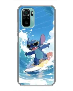 Чехол для Xiaomi Redmi Note 10 с картинкой «Стич на волне» Чехол для Xiaomi Redmi Note 10 с картинкой «Стич на волне»