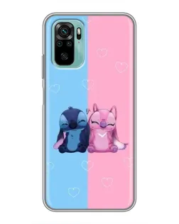 Чехол для Xiaomi Redmi Note 10 с картинкой «Stitch и Angel Love» Чехол для Xiaomi Redmi Note 10 с картинкой «Stitch и Angel Love»