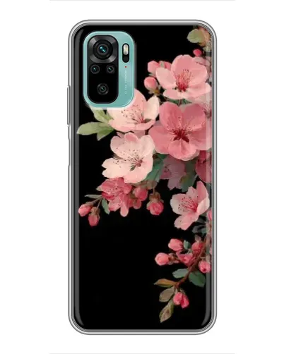 Чехол для Xiaomi Redmi Note 10 с картинкой «Розовая ветка сакуры»