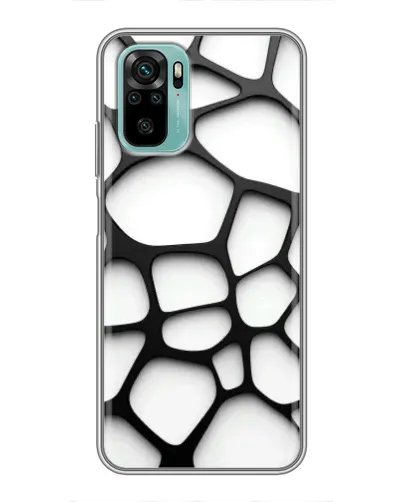 Чохол для Xiaomi Redmi Note 10 з картинкою «Біла об'ємна сітка» Чохол для Xiaomi Redmi Note 10 з картинкою «Біла об'ємна сітка»