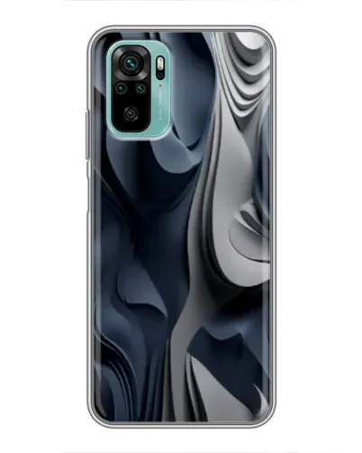 Чохол для Xiaomi Redmi Note 10 з картинкою «Об'ємні сині складки» Чохол для Xiaomi Redmi Note 10 з картинкою «Об'ємні сині складки»