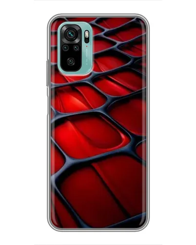 Чохол для Xiaomi Redmi Note 10 з картинкою «Червона глянцева сітка» Чохол для Xiaomi Redmi Note 10 з картинкою «Червона глянцева сітка»