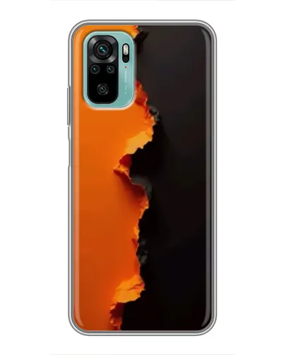 Чохол для Xiaomi Redmi Note 10 з картинкою «Помаранчевий розлом» Чохол для Xiaomi Redmi Note 10 з картинкою «Помаранчевий розлом»