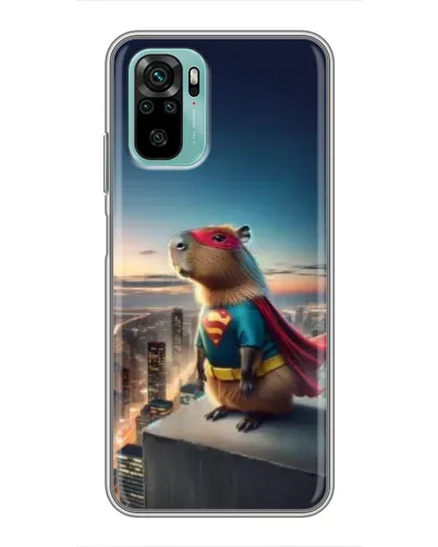 Чохол для Xiaomi Redmi Note 10 з картинкою «Капі-мен супергерой»