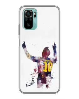 Чехол для Xiaomi Redmi Note 10 с картинкой «Акварельный Месси Барселона» Чехол для Xiaomi Redmi Note 10 с картинкой «Акварельный Месси Барселона»