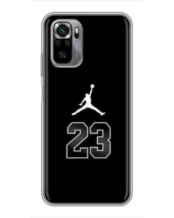 Чехол для Xiaomi Redmi Note 10S с картинкой «Jordan Flight 23» Чехол для Xiaomi Redmi Note 10S с картинкой «Jordan Flight 23»