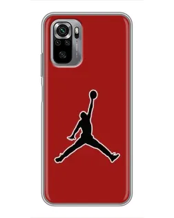 Чехол для Xiaomi Redmi Note 10S с картинкой «Jordan Red Back» Чехол для Xiaomi Redmi Note 10S с картинкой «Jordan Red Back»