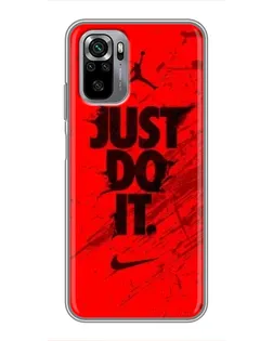 Чехол для Xiaomi Redmi Note 10S с картинкой «Nike Just Do It» Чехол для Xiaomi Redmi Note 10S с картинкой «Nike Just Do It»