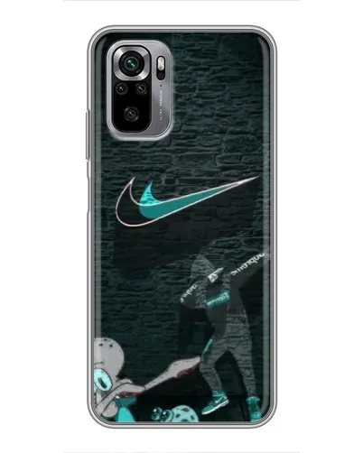 Чехол для Xiaomi Redmi Note 10S с картинкой «Спортивный арт Nike»