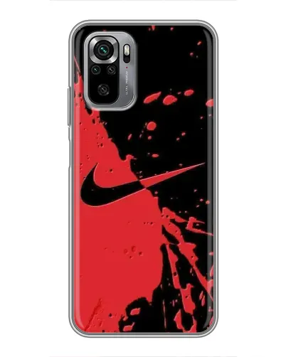 Чехол для Xiaomi Redmi Note 10S с картинкой «Красные брызги Nike» Чехол для Xiaomi Redmi Note 10S с картинкой «Красные брызги Nike»