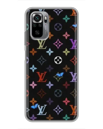 Чехол для Xiaomi Redmi Note 10S с картинкой «Цветная монограмма LV» Чехол для Xiaomi Redmi Note 10S с картинкой «Цветная монограмма LV»