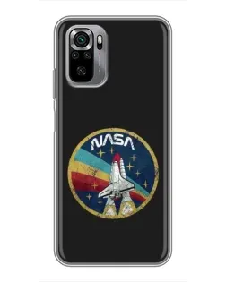 Чохол для Xiaomi Redmi Note 10S з картинкою «NASA — емблема місії» Чохол для Xiaomi Redmi Note 10S з картинкою «NASA — емблема місії»