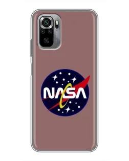 Чохол для Xiaomi Redmi Note 10S з картинкою «NASA — ретро космос» Чохол для Xiaomi Redmi Note 10S з картинкою «NASA — ретро космос»