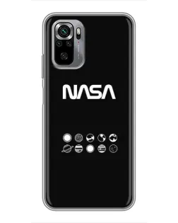 Чохол для Xiaomi Redmi Note 10S з картинкою «NASA — технічний принт» Чохол для Xiaomi Redmi Note 10S з картинкою «NASA — технічний принт»
