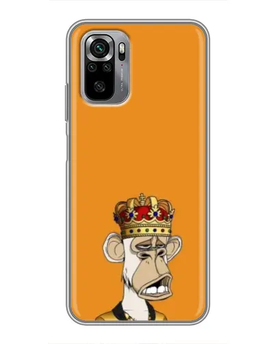 Чехол для Xiaomi Redmi Note 10S с картинкой «Золотая обезьяна Bored Ape»