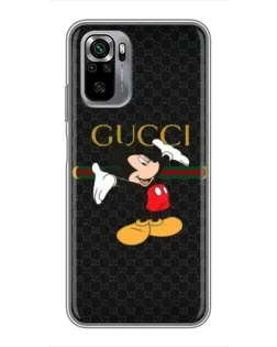 Чохол для Xiaomi Redmi Note 10S з картинкою «Міккі Маус Gucci»