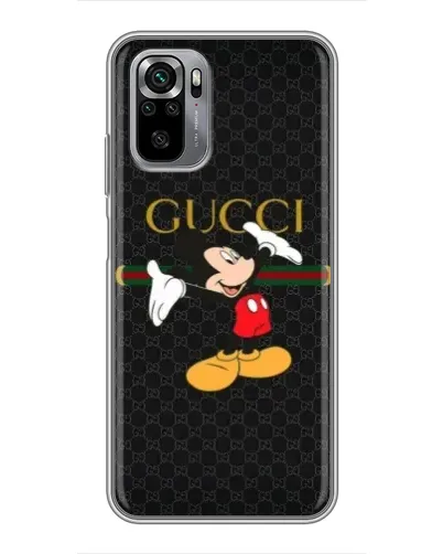 Чехол для Xiaomi Redmi Note 10S с картинкой «Микки Маус Gucci»