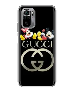 Чохол для Xiaomi Redmi Note 10S з картинкою «Gucci — герої Disney»