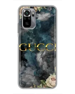 Чохол для Xiaomi Redmi Note 10S з картинкою «Абстрактні квіти Gucci»