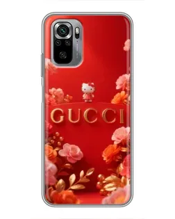 Чохол для Xiaomi Redmi Note 10S з картинкою «Gucci — золотий сад»
