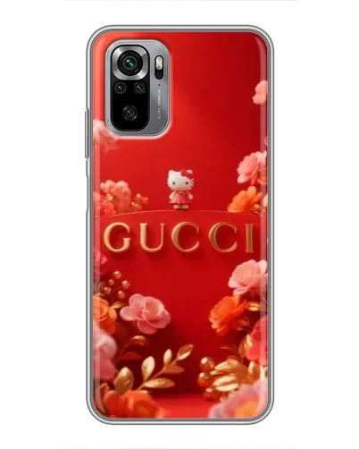 Чехол для Xiaomi Redmi Note 10S с картинкой «Gucci — золотой сад»