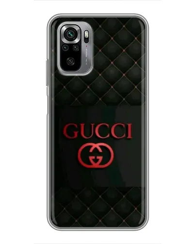 Чехол для Xiaomi Redmi Note 10S с картинкой «Gucci — стеганый черный»