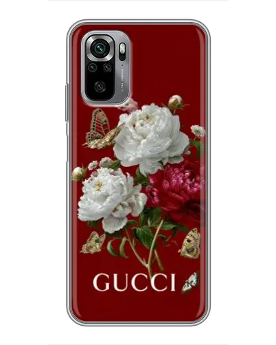 Чехол для Xiaomi Redmi Note 10S с картинкой «Gucci —  сад»