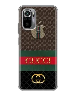 Чохол для Xiaomi Redmi Note 10S з картинкою «Gucci — брендований десерт»