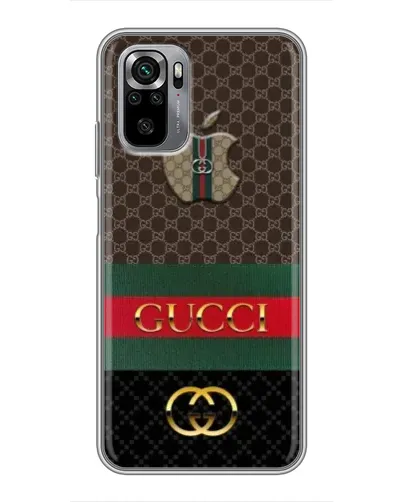 Чехол для Xiaomi Redmi Note 10S с картинкой «Gucci — брендированный десерт»